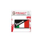 MOTOSEPETİM Sticker VESPA UYUMLU 3D DAMLA LOGO STİCKER 7x4CM 3