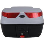 Motosiklet Arka Çantası Gri 40 Litre Topcase Motor Çanta Full SL-40