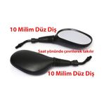 Motosiklet Ayna 10 Mm Cup (Cub) Cg Qy Kh Tvs Mondial