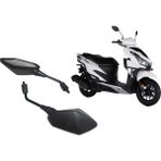 Motosiklet Ayna Takımı Uzun Kol Geniş Açı - Vrs 125 - Siyah