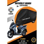 Motosiklet Branda Sym Jet 14 Siyah Su Geçirmez ve Dayanıklı (En Kalın) Kumaş Ömürlük Kullanım