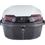 Motosiklet Çantası 33 Litre Işıklı -Sırt Dayamalı Model - Beyaz