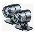 Motosiklet Çift Sony 1080P Kamera Seti Ön Arka Dash Cam 140 Derece Gece Görüş IP69K