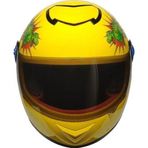 Motosiklet Çocuk Kaskı Full Face Pp Metreal Dino Yellow