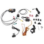 Motosiklet Dash Cam Kamera 1080p Sportbike Recorder DVR 120 Derece WiFi Çift Dash Cam Bisiklete binmek için Premium Abs Malzeme 3in IPS Ekran Ekranı 128GB Bellek Kartı Desteği