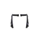 Motosiklet Elcik Deri Püskül Siyah Renk Chopper Püskül