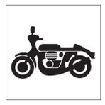 MOTOSİKLET FOLYO STİCKER 70cm Uzunluk