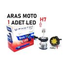 Motosiklet H7 Photon Fanlı Xenon LED Ampül 12-24 V (Duo Soğutucu Fanlı Model) 1 Adet_supermoto