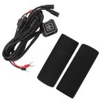 Motosiklet Isıtma Tığlığı Kapak 5 Dişliler Bellek Sıcaklığı Kontrolü Isıtmalı Kavrama Silikon Elektrik