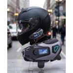 Motosiklet Kask Bluetooth Kulaklık Uzun Pil Ömrü Kamera ve Sesli Komut Destekli Midastech - Çok Renkli