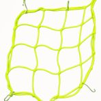 Motosiklet Kask Filesi – 6 Kanca | Neon Sarı | 1 Metre Esneyebilir
