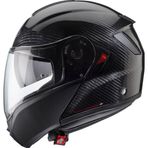 Motosiklet Kaskı Levo X Carbon Güneş Vizörlü Çene Açılır Motorcu Kask