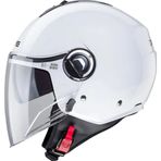 Motosiklet Kaskı Riviera V4 White Güneş Vizörlü Yarım Açık Kask