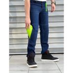 Motosiklet Kot Pantolon Aramid Kumaş Lacivert - 34