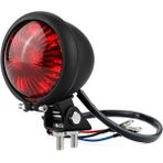 Motosiklet LED Arka Kuyruk Işık Fren Stop Lambası Chopper Cafe Siyah Için LED Arka Işık (Yurt Dışından) - Set