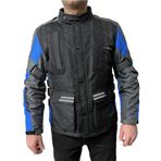 Motosiklet Montu Tourex 4 Mevsim CE Sertifikalı Long Touring Mont Siyah-Mavi