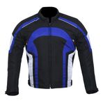 Motosiklet Motosiklet Ceket Erkekler için Su Geçirmez Tekstil Biker CE Zırhlı Cordura, mavi, 5XL