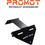 Motosıklet Plakalık Yamaha MT25 Katlanmaz Plakalık Sinyal Bağlantılı 2014 / 2024 Uyumlu