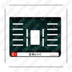 Motosiklet Pleksi Plakalık B Rh (+)