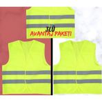 Motosiklet Reflektörlü İkaz Ve Görünürlük Yeleği 3 Adet
