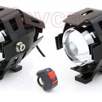 Motosiklet Sis Farı Su Geçirmez U5 Led 3 Modlu