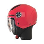 Motosiklet ve Bisiklet Yarım Camlı Çocuk Kaskı Ce Abs Material Motor Kaskı Coral