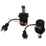 Motosiklet Xenon Led Far Ampül H4 Şimşek Etkili Beyaz [1/Ad] 3D