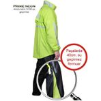 Motosiklet Yağmurluk Takım Prime 0.44Mm. Kalın%100 Su Geçirmez Kumaş Fermuarlı Paça Reflektörlü (3XL)