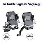 Motosiklet,bisiklet ,scooter İçin 360 Derece Dönebilen Gidon Ve Siyah