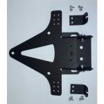 Motospartan Motosiklet Siyah Katlanır Plakalık