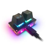 Motospeed K2 OSU Hot-Swap-Gaming Klavye USB Kablolu RGB Mekanik Klavye 2 Tam Programlanabilir Kahverengi Anahtar