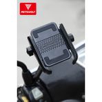 MOTOWOLF Motosiklet ve Bisiklet Telefon Tutucu 360° Komple Alüminyum (Ayna Bağlantılı)