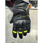 Motoyc Atrox Deri Korumalı Motosiklet Eldiveni Sarı - Siyah