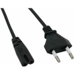 Motto Ac Power Güç Laptop Kablosu 220 Volt Priz Fiş Tv Teyp Elektrik - Siyah