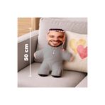 Motto Gift Kişiye Özel Fotoğraflı Arap Şeyhi Peluş Oyuncak Esprili Komik Hediye - 50cm