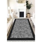 Motto Hali Bambu Dokuserisi Perla Soft Kaymaz Tabanlı Yıkanabilir Antibakteriyel Dijital Baskı Halı Yolluk, DK-5085C-PRL-100X150