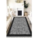 Motto Hali Bambu Dokuserisi Perla Soft Kaymaz Tabanlı Yıkanabilir Antibakteriyel Dijital Baskı Halı Yolluk, DK-5085C-PRL-120X180