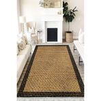 Motto Hali Bambu Dokuserisi Perla Soft Kaymaz Tabanlı Yıkanabilir Antibakteriyel Dijital Baskı Halı Yolluk, DK-5300B-PRL-80X200