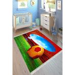 Motto Hali Çocuk Kaymaz Dot Tabanlı Yıkanabilir Halısı, CK-10021A-EKOPNT-160X230