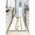 Motto Hali Cotton Şönil Kaymaz Tabanlı Yıkanabilir Antibakteriyel Dijital Baskı Mutfak Halısı, MK-9020B-CTN-180X300