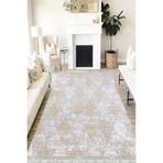 Motto Hali Doku Cotton Şönil Kaymaz Tabanlı Yıkanabilir Antibakteriyel Dijital Baskı Doku Halı Yolluk, DK-5167C-CTN-80X200