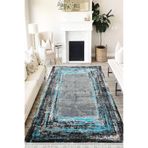 Motto Hali Doku Perla Soft Kaymaz Tabanlı Yıkanabilir Antibakteriyel Dijital Baskı Doku Halı Yolluk, DK-5203D-PRL-80X300