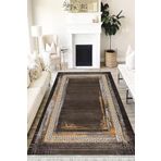 Motto Hali Doku Perla Soft Kaymaz Tabanlı Yıkanabilir Antibakteriyel Dijital Baskı Doku Halı Yolluk, DK-5205A-PRL-80X300