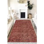 Motto Hali Doku Westa Kaymaz Tabanlı Yıkanabilir Antibakteriyel Dijital Baskı Doku Halı Kilim, DK-5039B-WST-180X350