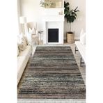 Motto Hali Doku Westa Kaymaz Tabanlı Yıkanabilir Antibakteriyel Dijital Baskı Doku Halı Kilim, DK-5057C-WST-160X400