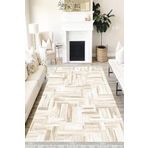 Motto Hali Doku Westa Kaymaz Tabanlı Yıkanabilir Antibakteriyel Dijital Baskı Doku Halı Kilim, DK-5163B-WST-200X400