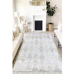Motto Hali Doku Westa Kaymaz Tabanlı Yıkanabilir Antibakteriyel Dijital Baskı Doku Halı Kilim, DK-5167D-WST-200X400