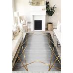 Motto Hali Doku Westa Kaymaz Tabanlı Yıkanabilir Antibakteriyel Dijital Baskı Doku Halı Kilim, DK-5209D-WST-100X300