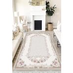 Motto Hali Floral Eko Punto Kaymaz Tabanlı Yıkanabilir Antibakteriyel Dijital Baskı Halı Yolluk, FL-2091D-EKOPNT-120X180