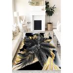 Motto Hali Floral Eko Punto Kaymaz Tabanlı Yıkanabilir Antibakteriyel Dijital Baskı Halı Yolluk, MF-2010A-EKOPNT-80X300